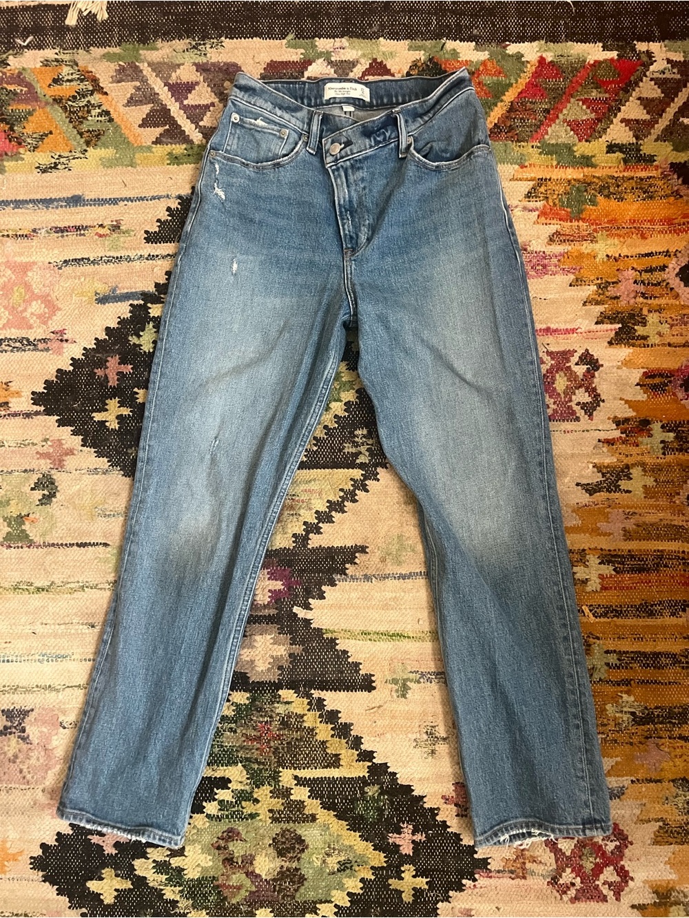 Abercrombie & Fitch Uktra High Rise 90’s Straight